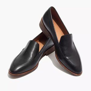 Used W8.5 Madewell Black Leather Loafer